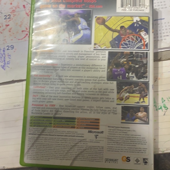 ESPN NBA 2k5 Xbox (Las) - Picture 2 of 4
